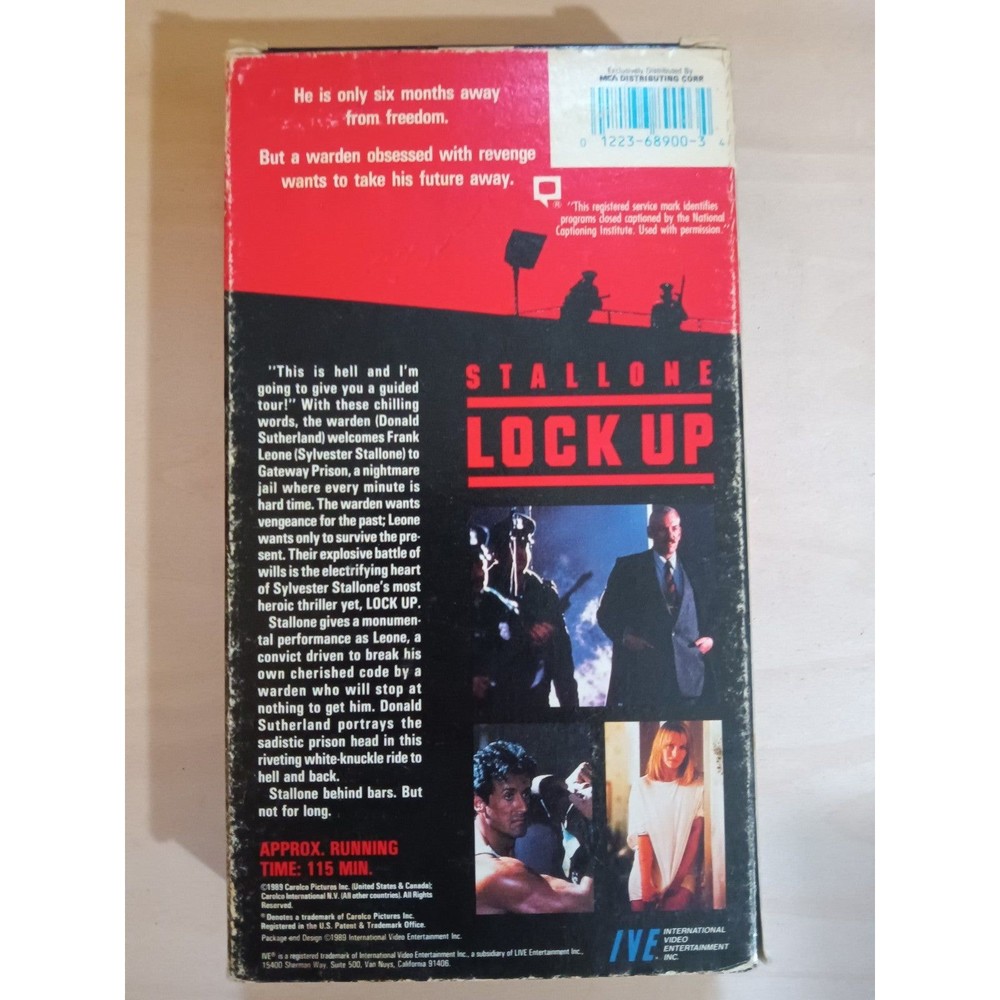 Lock up VHS - Picture 2 of 2
